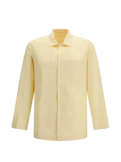 Umit Benan Havana Pocket Shirt In Neutral