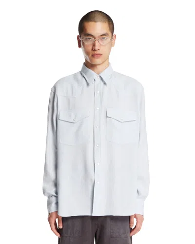 Umit Benan Light Blue Western Shirt