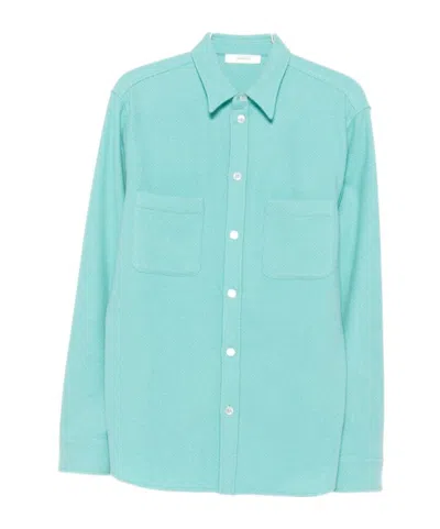 Umit Benan Long-sleeved Shirt In Green