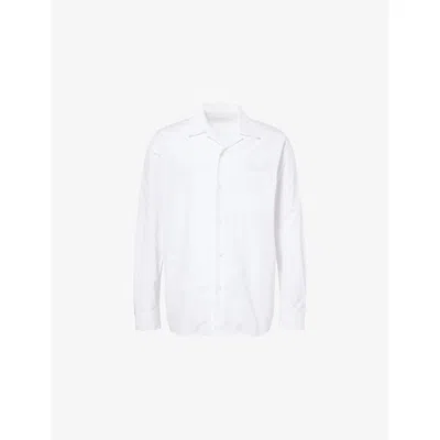 Umit Benan Mens White Ub Weekend Shirt In Silver