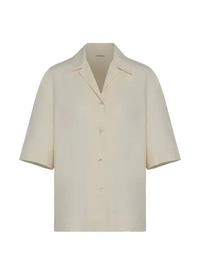Umit Benan Michelle Short-sleeve Shirt In Neutral