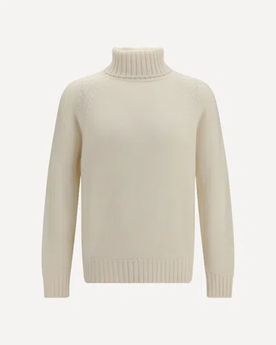 Umit Benan Milano Cashmere Turtleneck Sweater In Neutral