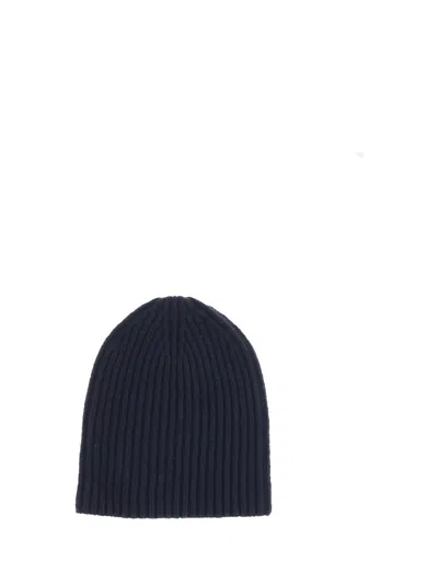 Umit Benan Murray Cashmere Beanie In Navy