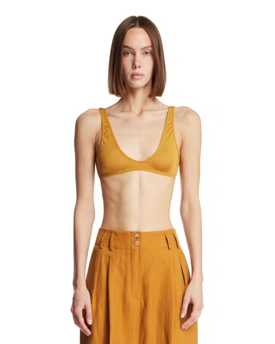 Umit Benan Orange Nikki Bra In Gold