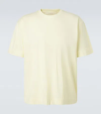 Umit Benan Paradiso Cotton Jersey T-shirt In Yellow