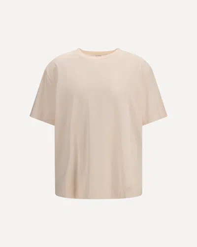 Umit Benan Paradiso Cottton T-shirt In Neutral