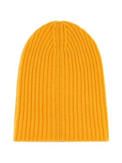 Umit Benan Paradiso Ribbed-knit Beanie Hat In Yellow