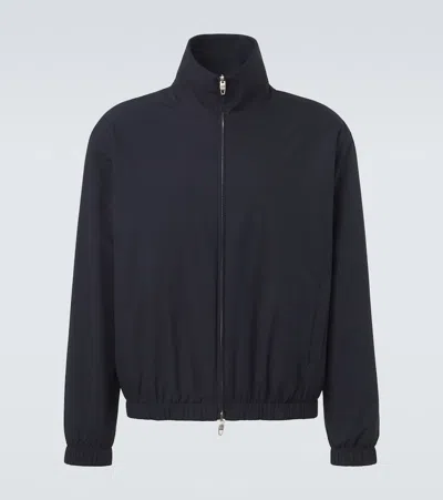 Umit Benan Phil Reversible Silk Jacket In Blue