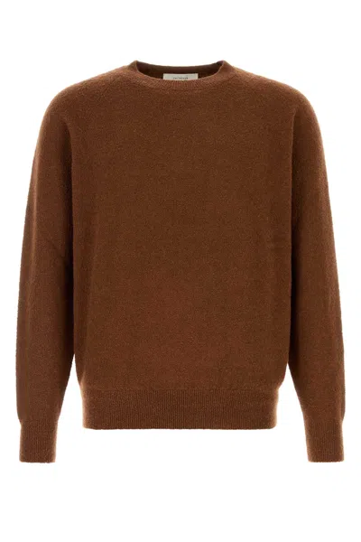 Umit Benan Ralph Cashmere-silk Blend Sweater For Men In Brown
