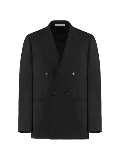 Umit Benan Richard Double-breasted Blazer In Black