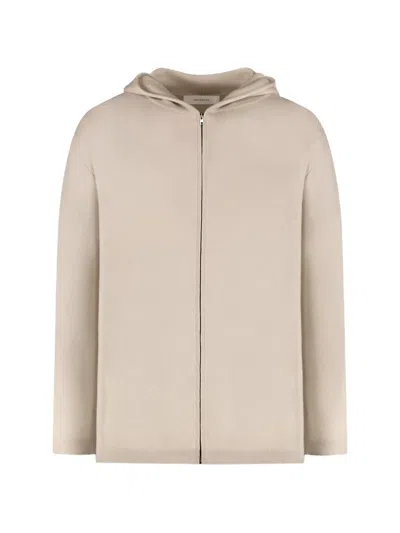 Umit Benan Sunset Knit Hoodie In Neutral