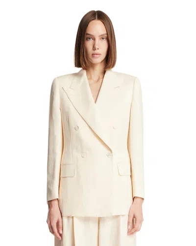 Umit Benan White Luisa Blazer