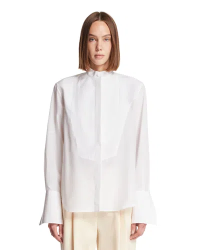 Umit Benan White Luisa Tuxedo Shirt