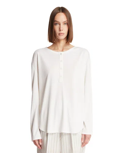 Umit Benan White Mariebelle Serafina Blouse