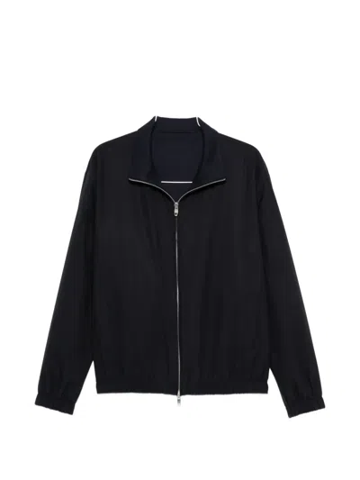 Umit Benan Long-sleeve Casual Jacket In Blue