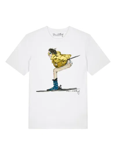 Un-artig Printed T-shirt In White