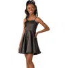 Un Deux Trois Kids'  Fit And Flare Party Dress In Black
