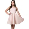 Un Deux Trois Kids'  Fit And Flare Party Dress In Pink