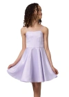 Un Deux Trois Kids'  Fit And Flare Party Dress In Purple