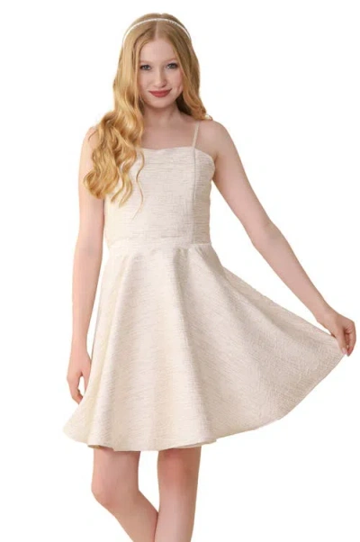 UN DEUX TROIS UN DEUX TROIS FIT AND FLARE PARTY DRESS