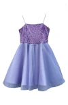 UN DEUX TROIS KIDS' SEQUIN & TULLE PARTY DRESS