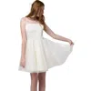 Un Deux Trois Kids'  Satin And Tulle Party Dress In White