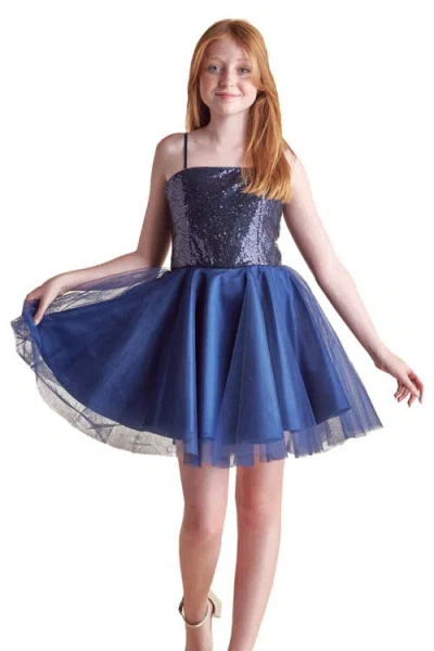 UN DEUX TROIS UN DEUX TROIS SEQUIN AND TULLE PARTY DRESS