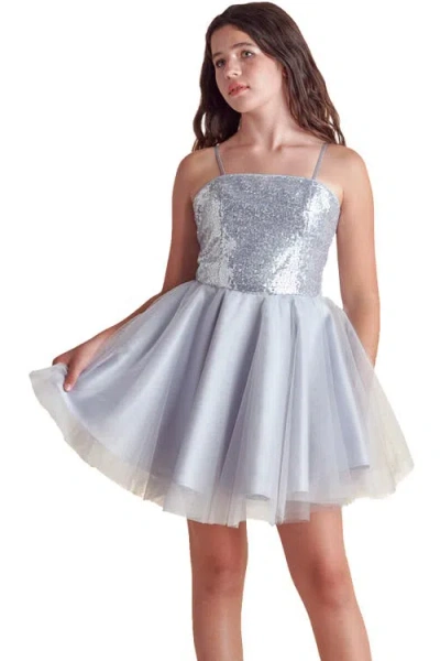 UN DEUX TROIS UN DEUX TROIS SEQUIN AND TULLE PARTY DRESS