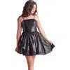 Un Deux Trois Girl's Sequined Peek-a-boo Tulle Dress In Black