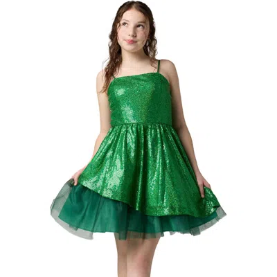 UN DEUX TROIS UN DEUX TROIS SEQUIN PEEK-A-BOO-DRESS