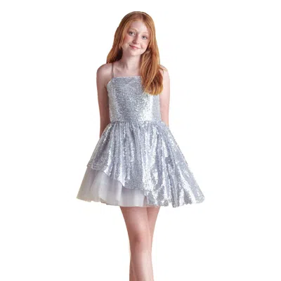 UN DEUX TROIS UN DEUX TROIS SEQUIN PEEK-A-BOO-DRESS