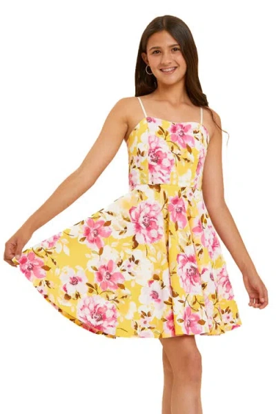 UN DEUX TROIS UN DEUX TROIS TEXTURED FIT AND FLARE STRETCH DRESS