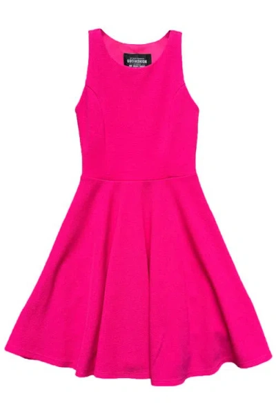 UN DEUX TROIS UN DEUX TROIS TEXTURED RACERBACK DRESS