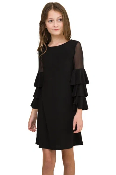 UN DEUX TROIS UN DEUX TROIS TIERED SLEEEVE DRESS