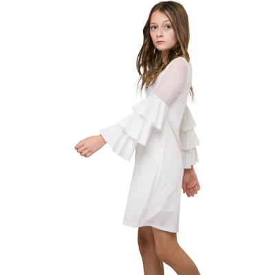 UN DEUX TROIS UN DEUX TROIS TIERED SLEEEVE DRESS