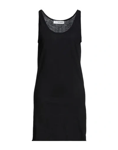 Un-namable Woman Tank Top Black Size 12 Virgin Wool, Modal