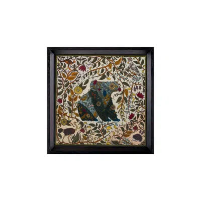 Un Poco Autsralian Koala Framed Silk Scarf