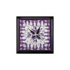 Un Poco Bordeaux Wine France Framed Silk Scarf In Red