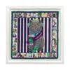 Un Poco British Shorthair Framed Silk Art
