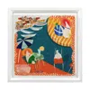 Un Poco Framed Silk Art Amalfi Coast