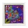 Un Poco Framed Silk Art Venice Carnival