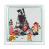 Un Poco Honey Badger Framed Silk Art