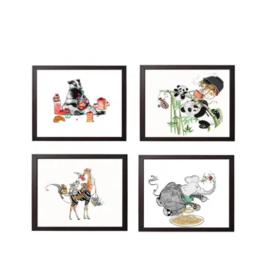 Un Poco Mamma Mia Wall Art Set