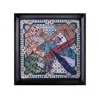 Un Poco Rome Italy Framed Silk Art