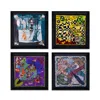 Un Poco Voyage Of Italy Framed Silk Scarves In Multi