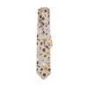 Un Poco Women's Brown French Desserts Silk Tie
