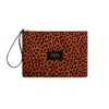 Un Poco Women's Brown Leopar Lola Pouch Bag