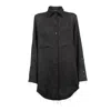 Una Berzina Women's Black Linen Oversized Shirt In Black