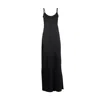 Una Berzina Women's Black Maxi Second Skin Slip Dress In Black