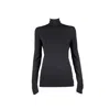 Una Berzina Women's Black Turtleneck In Black